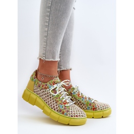 Scarpe da Donna in Pelle Maciejka 05850-09 Lime verde 2