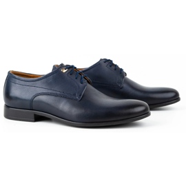 Kampol Scarpe da cerimonia uomo 334/54 blu navy 3