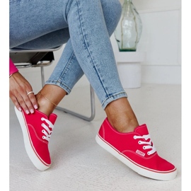 Classiche sneakers Erla rosa scuro 1