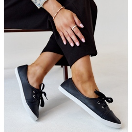 Sneakers slip-on blu navy in eco pelle Knudsen 1