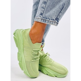 Scarpe sportive a calzino Fabre L.GREEN verde 1