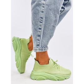 Scarpe sportive a calzino Fabre L.GREEN verde 2