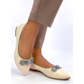 Ballerine Duvall Beige con strass 2