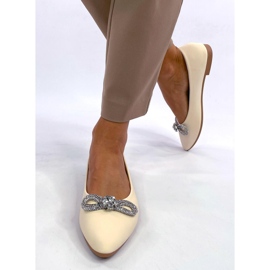 Ballerine Duvall Beige con strass 1