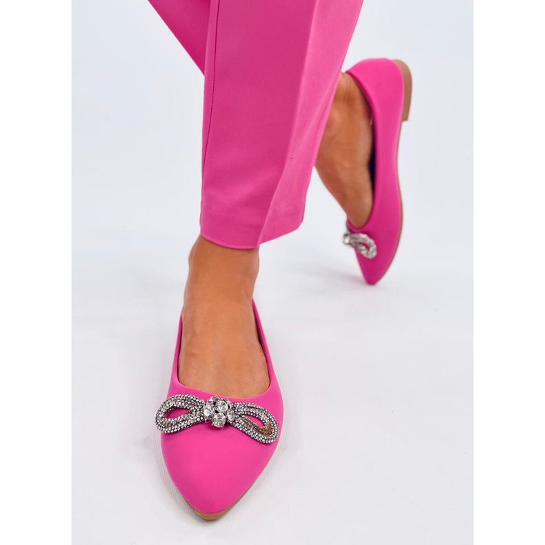 Ballerine con zirconi Duvall Fucsia rosa 1