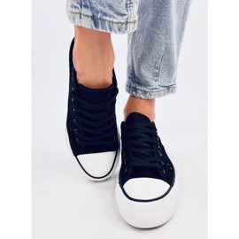 Ferrie Sneaker in pizzo nero 1