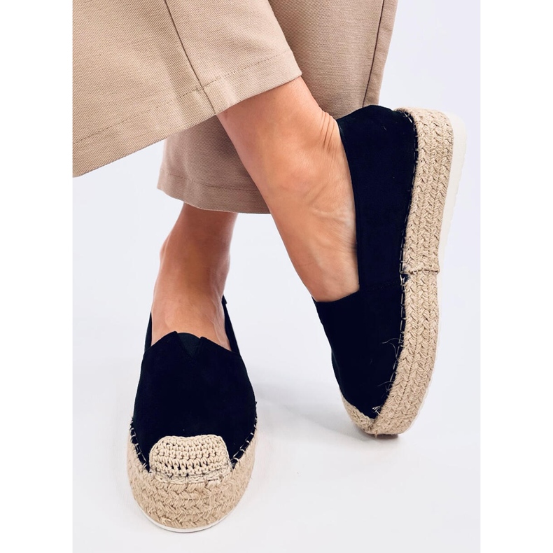 Espadrillas da donna Alain Black nero 1