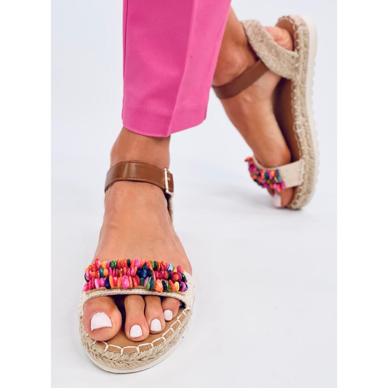 Sandali espadrillas con pietre Cottaz Albicocca beige 1