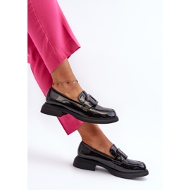 Vinceza Mocassini da Donna in Vernice Nero Fidodia 1