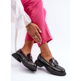 Vinceza Mocassini da Donna in Vernice Nero Fidodia 2