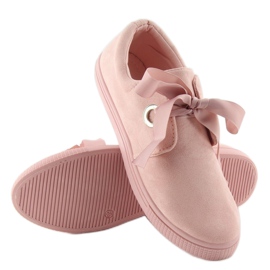 Sneakers allacciate con un nastro JX49 rosa 2