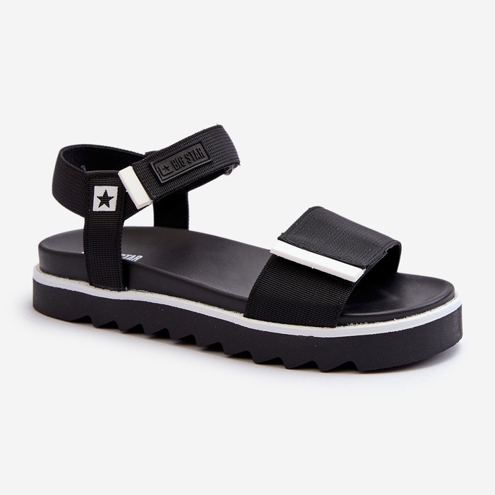 Sandali con plateau da donna Big Star NN274778 Neri nero 2
