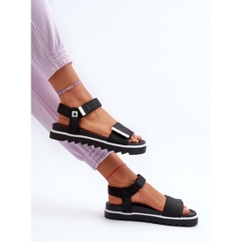 Sandali con plateau da donna Big Star NN274778 Neri nero 1