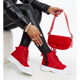 Sneakers alte Yorda rosse rosso 1