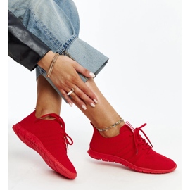Scarpe da ginnastica sportive Shukornia rosse rosso 1