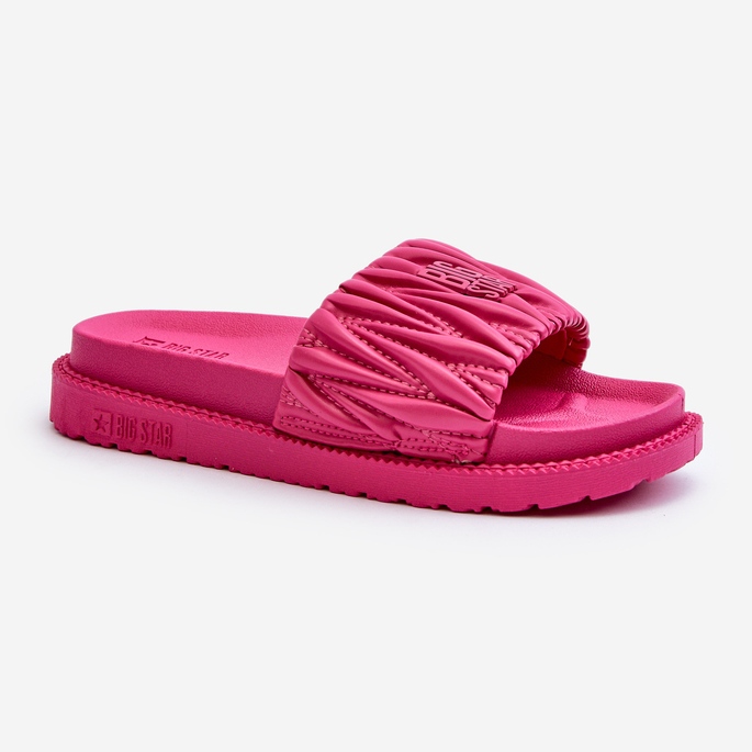 Infradito da donna sulla piattaforma Big Star NN274A749 Fucsia rosa 1