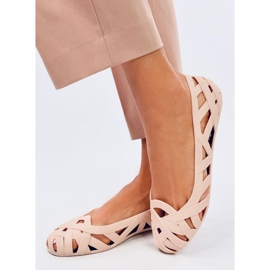 Meliski Chassa Ballerine traforate color carne beige 2