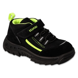 Befado sportivo per bambini con velcro nero/verde 515Y004 2