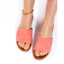 Ciabatte da donna in camoscio verde 1