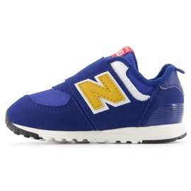 Scarpe New Balance, scarpe da bambino NW574HBG blu 1