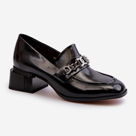 Décolleté in vernice Nera S.Barski MR38-960 nero 1