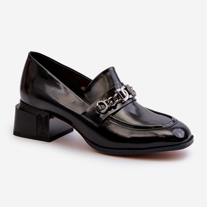 Décolleté in vernice Nera S.Barski MR38-960 nero 1
