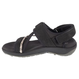 Sandalo Merrell Terran 4 con cinturino posteriore W J006412 nero 1