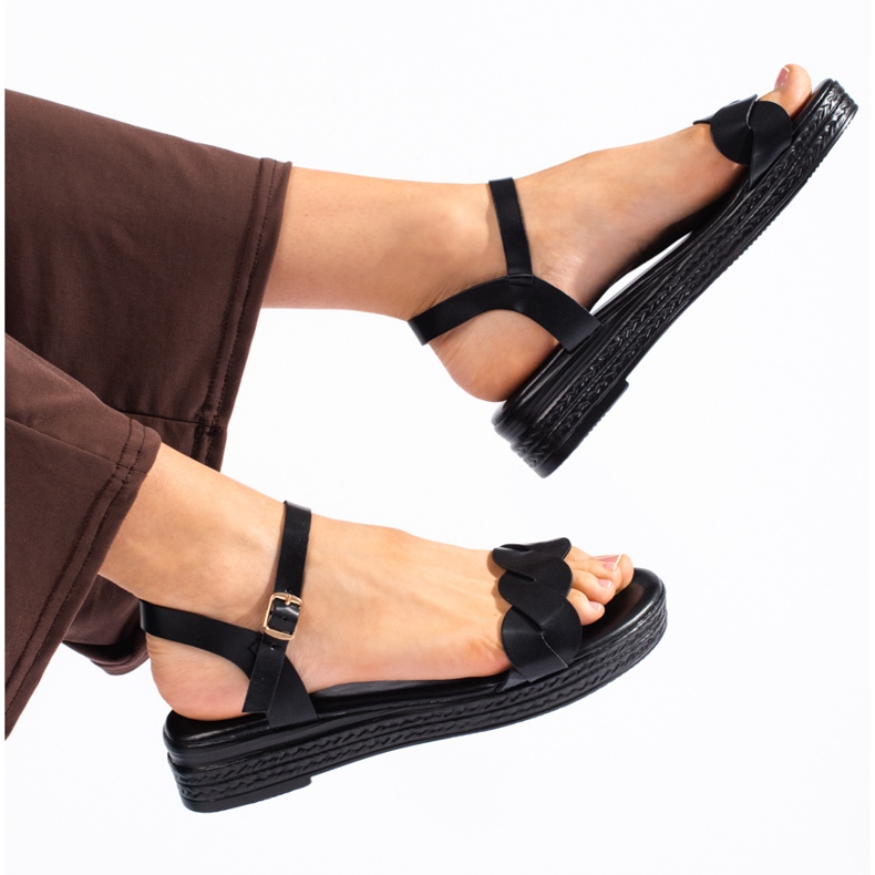 Sabrina Comodi sandali da donna neri nero 1