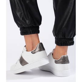 Scarpe sportive bianche da donna bianca 2