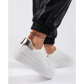Scarpe sportive da donna bianche bianco 2