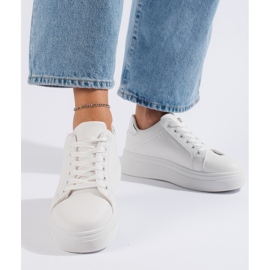 Scarpe sportive da donna bianche bianca 2