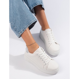 Scarpe sportive da donna bianche bianca 1