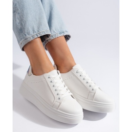 Scarpe sportive da donna bianche bianca 1