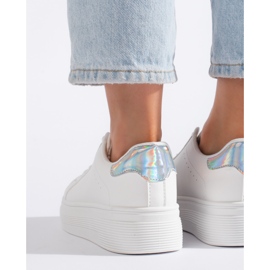 Scarpe sportive da donna bianche bianca 2