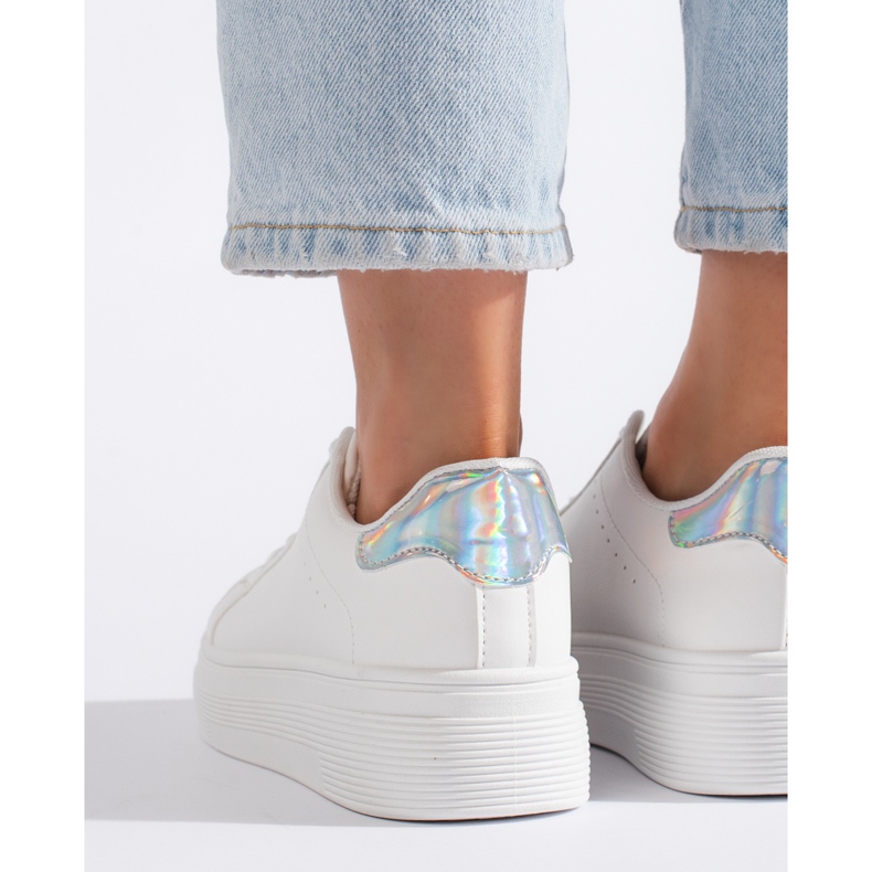 Scarpe sportive da donna bianche bianca 2