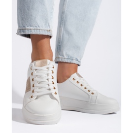 Sneakers sportive bianche bianca 2