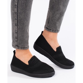 Scarpe da ginnastica slip-on nere nero 2