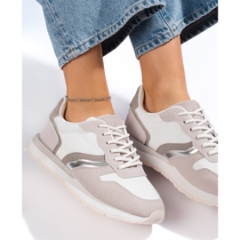Scarpe sportive bianche da donna bianco 2