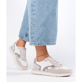 Scarpe sportive bianche da donna bianco 1