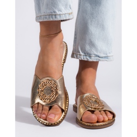 Goodin Ciabatte dorate da donna d'oro 1