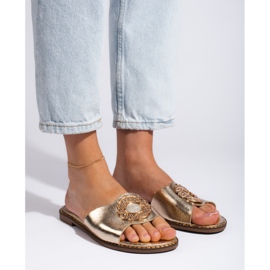 Goodin Ciabatte dorate da donna d'oro 2
