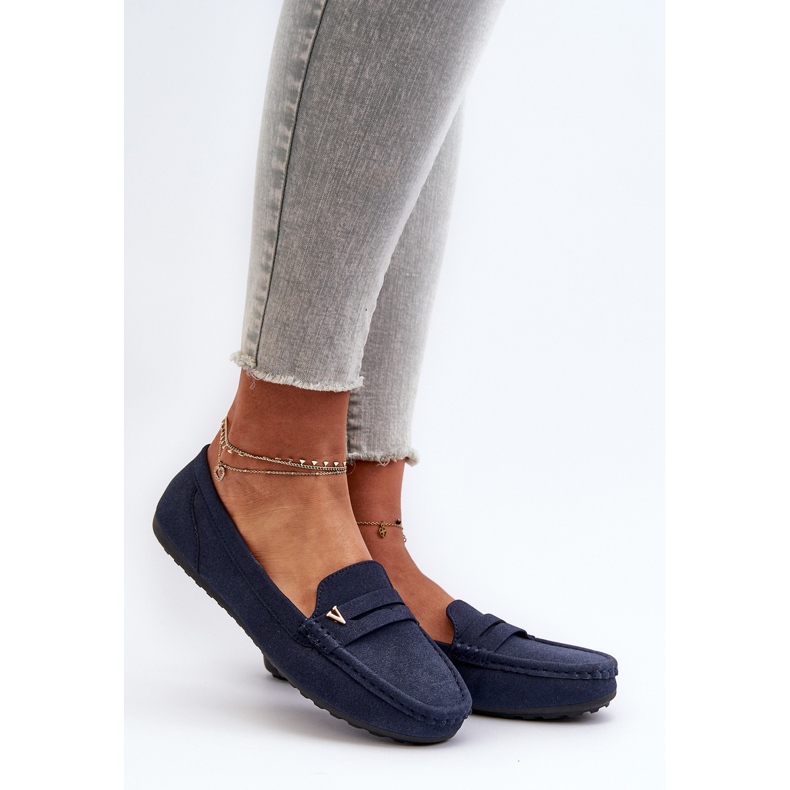 Mocassini Classici da Donna Blu Navy Iramarie 2