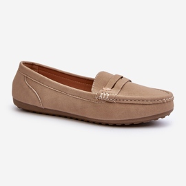 Mocassini classici Iramarie beige da donna 1
