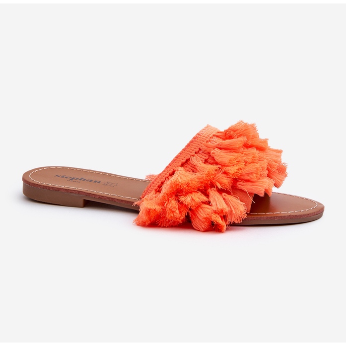 Infradito Piatte da Donna, Rialle Arancio arancia 1