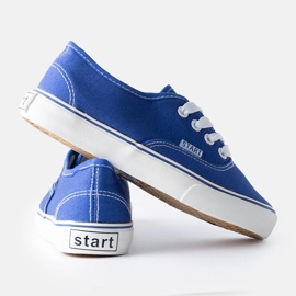 Scarpe da ginnastica Costrana da bambino di colore blu 1