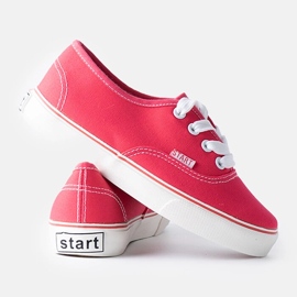Scarpe da ginnastica per bambini rosa scuro di Costrana 1