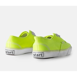 Sneakers Costrana gialle da bambino giallo 1