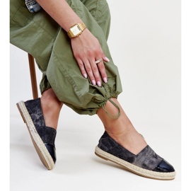 Espadrillas Surana nere lucide nero 1
