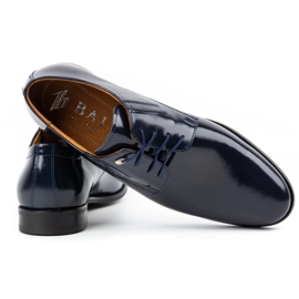Balak Scarpe formali da uomo in pelle, vernice 480, colore blu navy 3