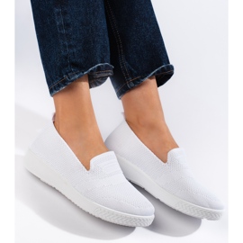 Scarpe da ginnastica slip-on bianche bianco 2